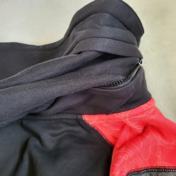 LI-NING Transit Hoodie. Red, Blue & Black. Men's Large. Cotton Blend. - Picture 8 of 15